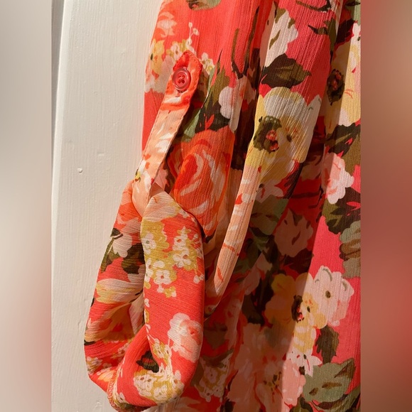 KUT from the Kloth chiffon blouse-large like new - Picture 4 of 8